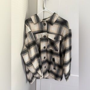 Plaid Fur Jacket/Coat